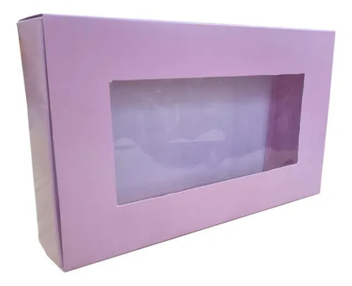 cod: 2104 (50u) CAJA ROPA AJUAR BEBE / INDUMENTARIA - IMPRESA 004 ROSA - medida: 0x0x0