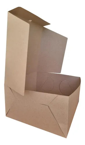 cod: 3875 (25u) CAJA COFRE TORTA / PASTELERÍA MAXI - TOTAL KRAFT - medida: 27x27x6