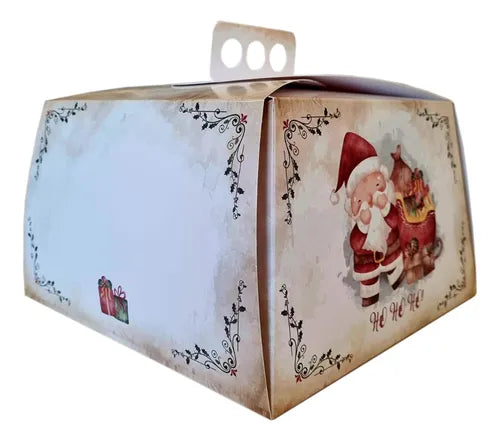 cod: 3624 (25u) CAJA PARA TORTA - IMPRESA - medida: 25x25x10