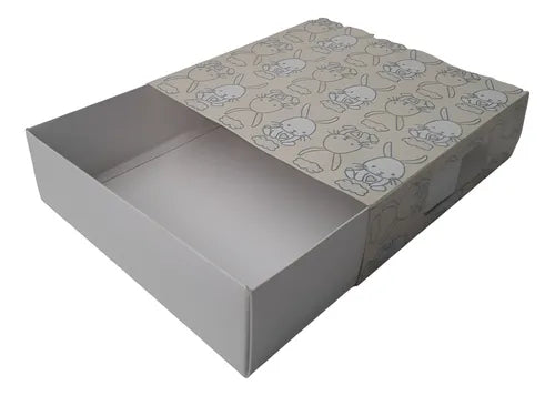 cod: 189 (10u) CAJA AJUAR COL CARTON B/F 20x20x6 - medida: 20x20x2