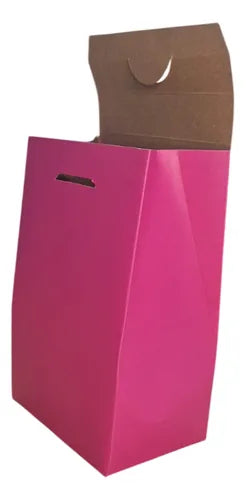 cod: 382 (10u) ESTUCHE AUTOARMABLE ROSA LENCERIA 16X10X7 (10U) COD: 382 - medida: 10x7x16