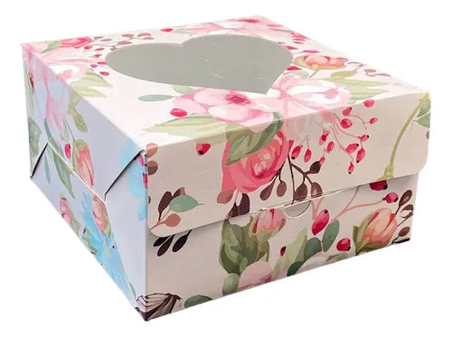 cod: 3142 (20u) CAJAS DESAYO TORTA REGALO EMPRENDIMIENTO MAMA - medida: 20x20x9