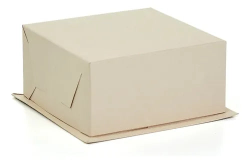 cod: 2761 (50u) CAJA BASE BANDEJA + TAPA 13 ,5 . TORTAS TARTAS POSTRES PORCIONES INDIVIDUALES BAULETTO - medida: 13x13x9