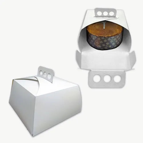 cod: 3377 (50u) CAJAS PARA PAN DULCE PANETTONE - medida: 21x21x11