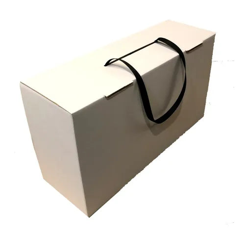 cod: 4519 (10u) CAJA ENVIOS ZAPATO, ROPA, BLANCO SIN CINTA - medida: 40x22x10