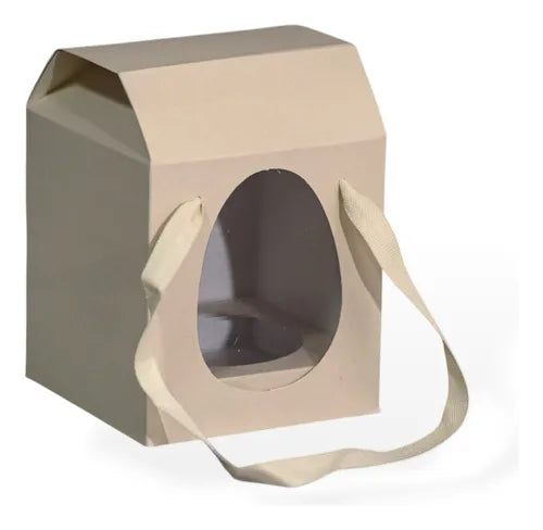 cod: 2984 (50u) CAJA VISOR PVC 13,5 U CA HUEVO ACETATO 071C - medida: 17.5x13x13