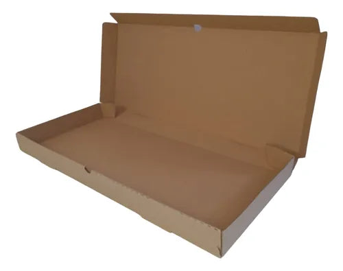 cod: 298 (10u) CAJA 54X24X4 PIZZA MEDIO METRO AUTOARMABLE (10U) COD:298 - medida: 54x24x4