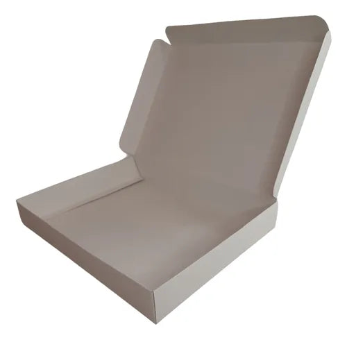 cod: 153 (10u) CAJA 25X18X3.5 AJUAR BLANCO CARTON AUTOARMABLE (10U) COD: 153 - medida: 25x18x3