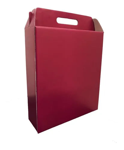cod: 4318 (350u) CAJA ESTUCHE MALETIN PARA 3 BOTELLAS VINO ESTAMPADO - medida: 33x28.5x9.5