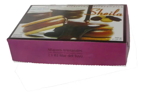 cod: 3359 (100u) CAJAS ALFAJORES MASITAS FACTURAS LOTE DISCONTINUO - medida: 21x14.5x2.5