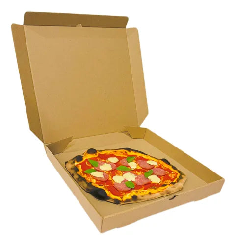 cod: 4338 (100u) CAJAS DE PIZZA MICROCORRUGADAS M/M 100 33 X MAYOR - medida: 33x33x4