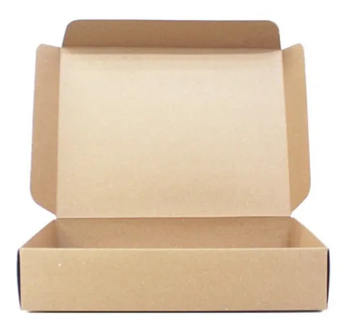 cod: 4011 (50u) CAJA COFRE KRAFT O BLANCO ENVIOS ROPA - medida: 28x22x6