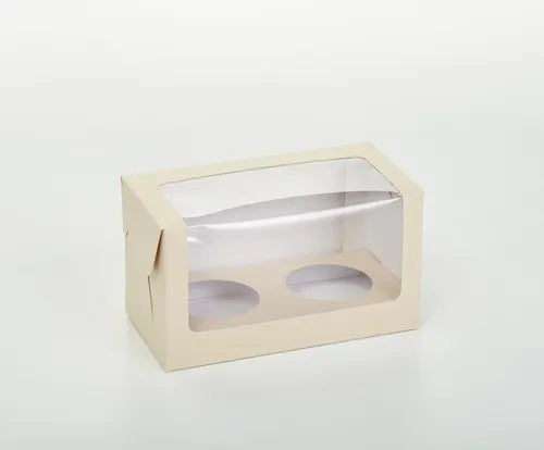 cod: 3003 (25u) CAJA 2 CUPCAKE CON CA VISOR PVC U - medida: 18x10x9