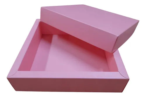 cod: 601 (6u) CAJA REGALO CARTON B/T 17x17x5 - medida: 17x17x5
