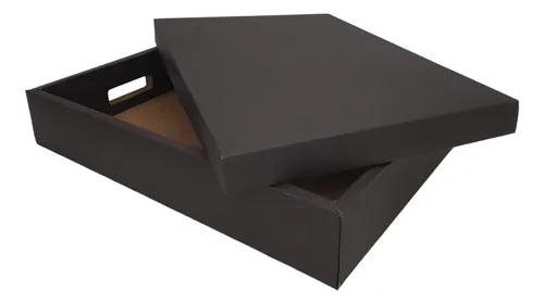 cod: 097 (10u) CAJA LENCERIA CAMISAS BK CARTON B/T BORDE 36x23x7 - medida: 36x23x7