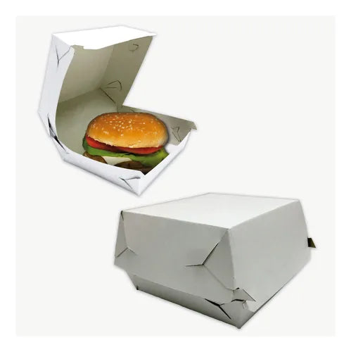 cod: 2649 (50u) CAJAS PARA HAMBURGUESAS GRANDE FAST FOOD DELIVERY - medida: 11x10x7