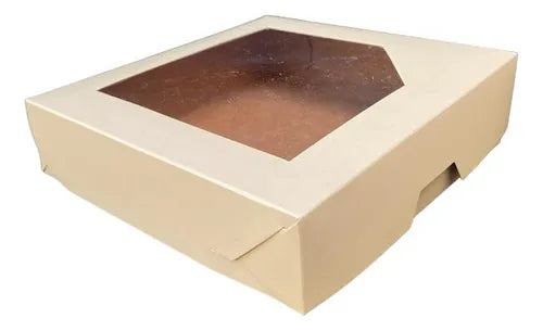 cod: 2823 (5u) CAJA 5 OCRE COOKIES CHOCOLATES BOMBONES GALLETITAS - medida: 15x14x3