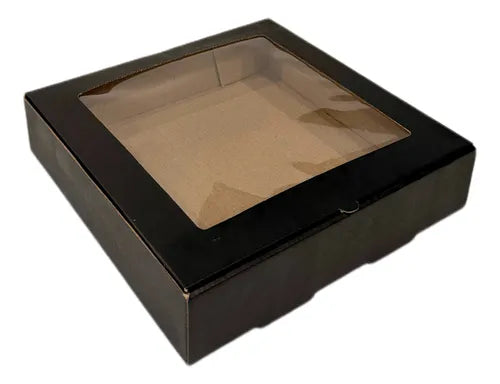 cod: 3988 (10u) CAJA PREMIUM CAMISAS LENCERÍA ROPA NEGRA VISOR - medida: 28x28x6