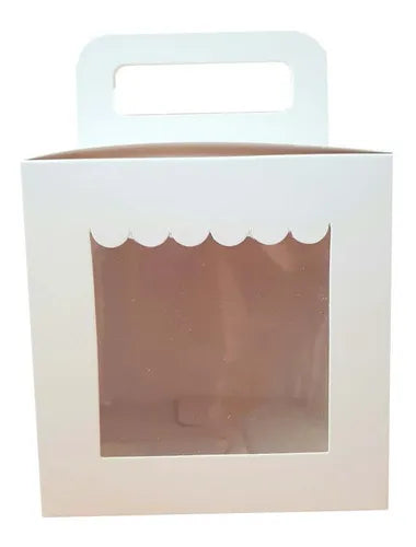 cod: 2191 (25u) CAJA PARA HUEVO DE PASCUA N 8 AL 10 - BLANCA - medida: 0x0x0