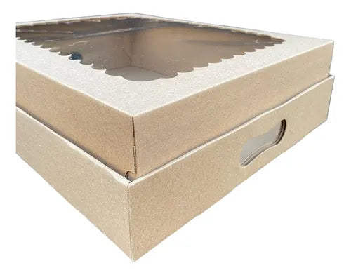 cod: 4555 (1u) CAJA TORTA NÚMERO LETRA + BASE CARTON MONTADO LAMINADO BLANC - medida: 43x32x12