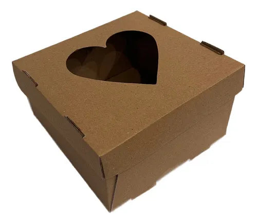 cod: 3103 (50u) CAJA DESAYO CUPCAKE PRENDAS VISOR 50 - medida: 19x19x10