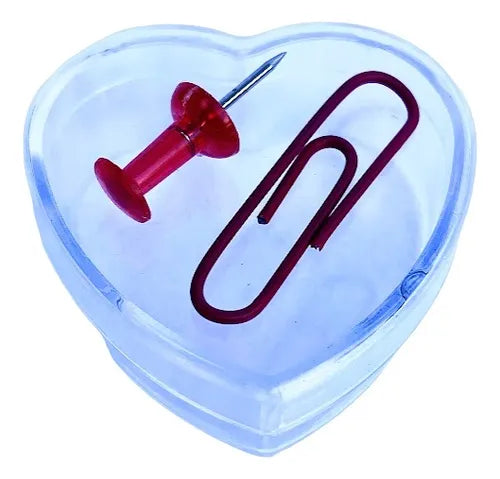 cod: 2252 (20u) CAJA CORAZÓN TRANSPARENTE SOUVENIR ACRILICO PLASTICO - medida: 0x0x0