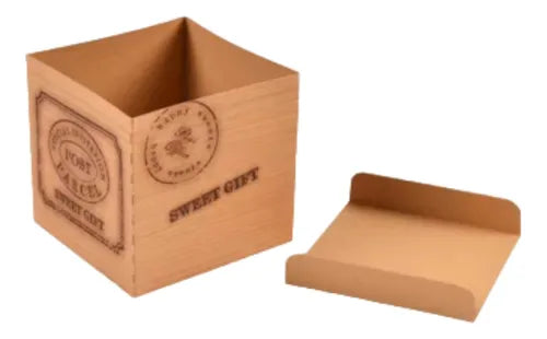 cod: 550 (10u) CAJA REGALO CARTON AUT 10x6x6 - medida: 6x6x5