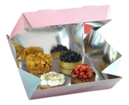 cod: 3533 (20u) CAJA DE CARTON COLOR PASTELERIA TORTA DESAYO 23,7 - medida: 23x15x7