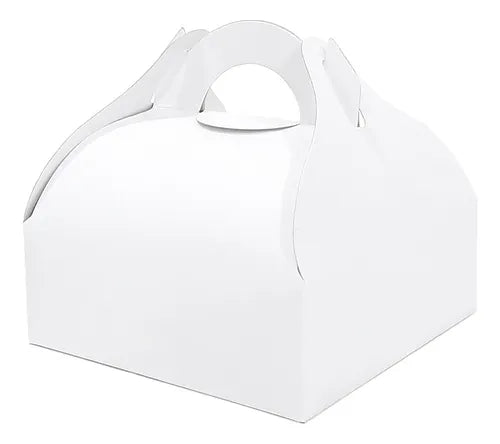 cod: 2719 (10u) CAJA PARA MINI TORTA CUPCAKE CONFITERÍA GASTRONOMÍA I - medida: 12x12x10