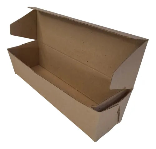 cod: 261 (10u) CAJA 26X6.5X7 PANCHERA CERRADA KRAFT CARTON AUTOARMABLE (10U) COD: 261 - medida: 228x228x228