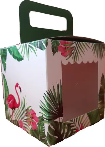 cod: 2627 (25u) CAJA PARA CUPCAKE INDIVIDUAL - IMPRESA - medida: 11x11x5