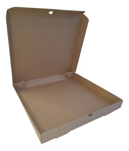 cod: 239 (10u) CAJA 40X40X4.5 PIZZA SUPER KRAFT CORRUGADO AUTOARMABLE (10U) COD: 239 - medida: 40x40x4
