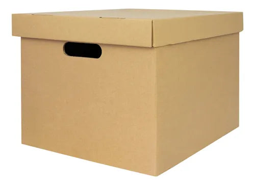 cod: 4543 (25u) CAJA ARCHIVO AMERICANA CARTON REFORZADA  25 - medida: 42x32x12