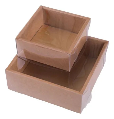 cod: 516 (10u) CAJA REGALOTAPA PVC Base y Tapa  12.5 X 12.5 X 5 (10U) COD:516 - medida: 12.5x12.5x5