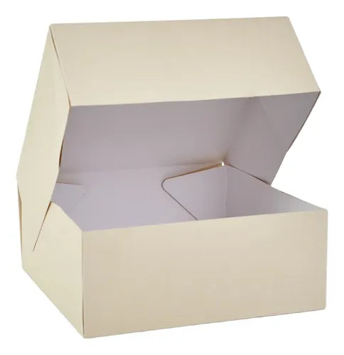 cod: 4258 (50u) CAJA 1 PIEZA PEGADA   . TORTAS DESAYOS AJUARES DELIVERY - 031 BAULETTO - medida: 32x32x3.8