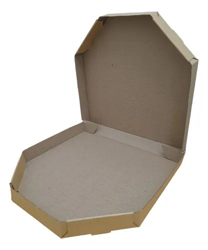 cod: 358 (10u) CAJA 32X32X4 PIZZA GRANDEAUTOARMABLE RECORTADA CORRUG (10U) COD:358 - medida: 32x32x3
