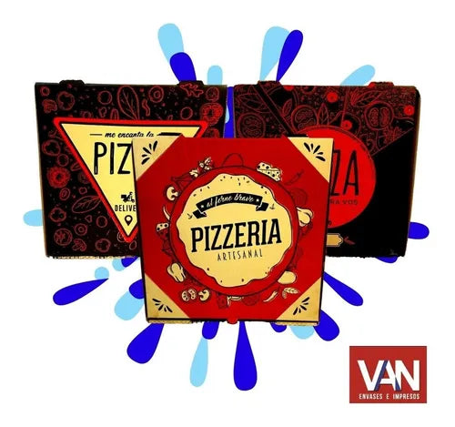cod: 2307 (100u) CAJAS PIZZA GDE 33.5.5 MICRO IMPRESO ESTANDARD  PAQ - medida: 0x0x0