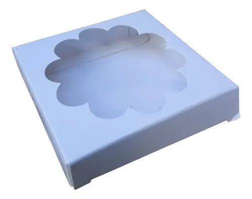 cod: 2521 (50u) CAJAS PARA GALLETITAS IDEAL SOUVENIRS - medida: 9.5x9.5x1.9