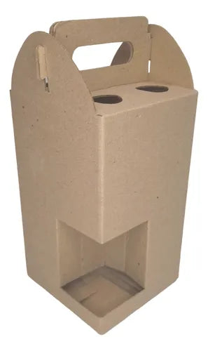 cod: 015 (10u) CAJA 20X12.5X12.5 4 PORRONES MANIJ (10U) COD:015 - medida: 14x14x0