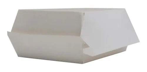 cod: 2630 (100u) CAJA PARA HAMBURGUESA - BLANCA - medida: 11x11x5