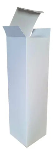 cod: 4067 (25u) CAJA ESTUCHE PARA VINO - BLANCO - medida: 30x8x8