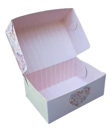 cod: 3041 (10u) CAJAS ESTAMPADAS PARA PORCIONES DE TORTA  18,5 - medida: 18.5x12x7