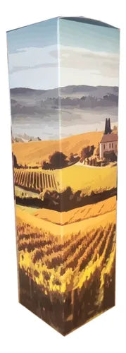 cod: 4069 (25u) CAJA ESTUCHE PARA VINO - IMPRESA - medida: 30x8x8