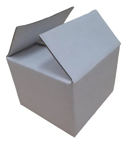 cod: 334 (10u) CAJA 8X8X6 REGALO BLANCO CORRUGADO ESTUCHE (10U) COD: 334 - medida: 8x8x6