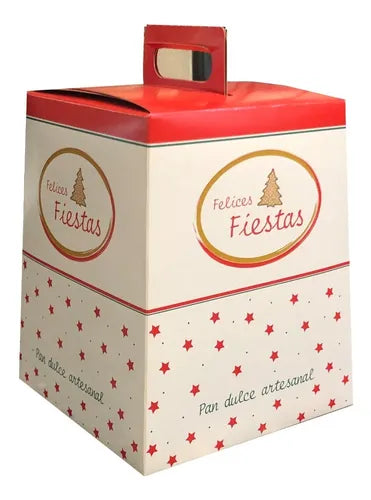 cod: 2319 (25u) CAJA BOLSA, ESTUCHE, PANETTONE, CONFITERÍA, PAN DULCE - medida: 0x0x0