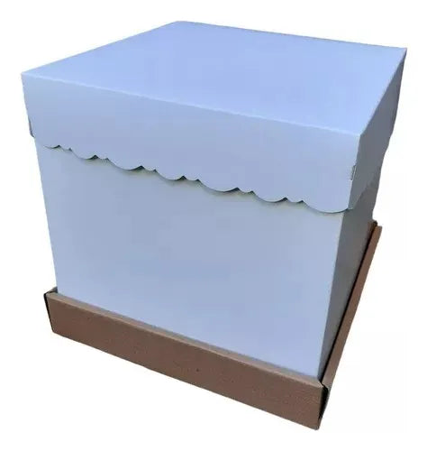 cod: 3143 (10u) CAJAS PARA MINI TORTA ALTA  10 - medida: 20x20x9