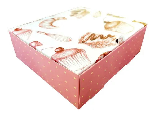 cod: 4022 (100u) CAJA PARA MEDIALAS / FACTURAS A DOCENA IMPRESA - medida: 29x22x6