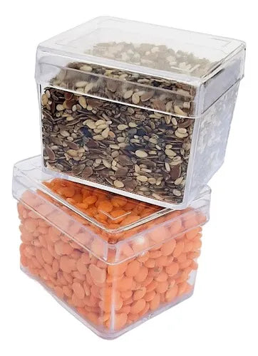 cod: 2216 (3u) CAJAS TRANSPARENTE DE 4,4 ,7 ,4 IDEAL BABY SHOWER - medida: 0x0x0