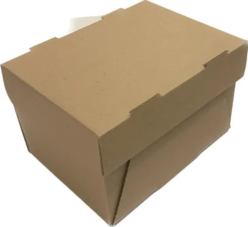 cod: 2929 (100u) CAJA DE CARTÓN MICROCORRUGADO BURGA+PAPAS  100 - medida: 17x13x7