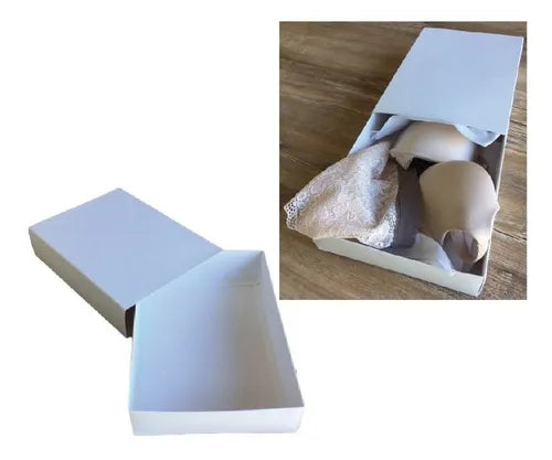 cod: 2394 (100u) CAJA PARA LENCERIA FINA MALLAS REGALOS   FOSFORERA - medida: 0x0x0